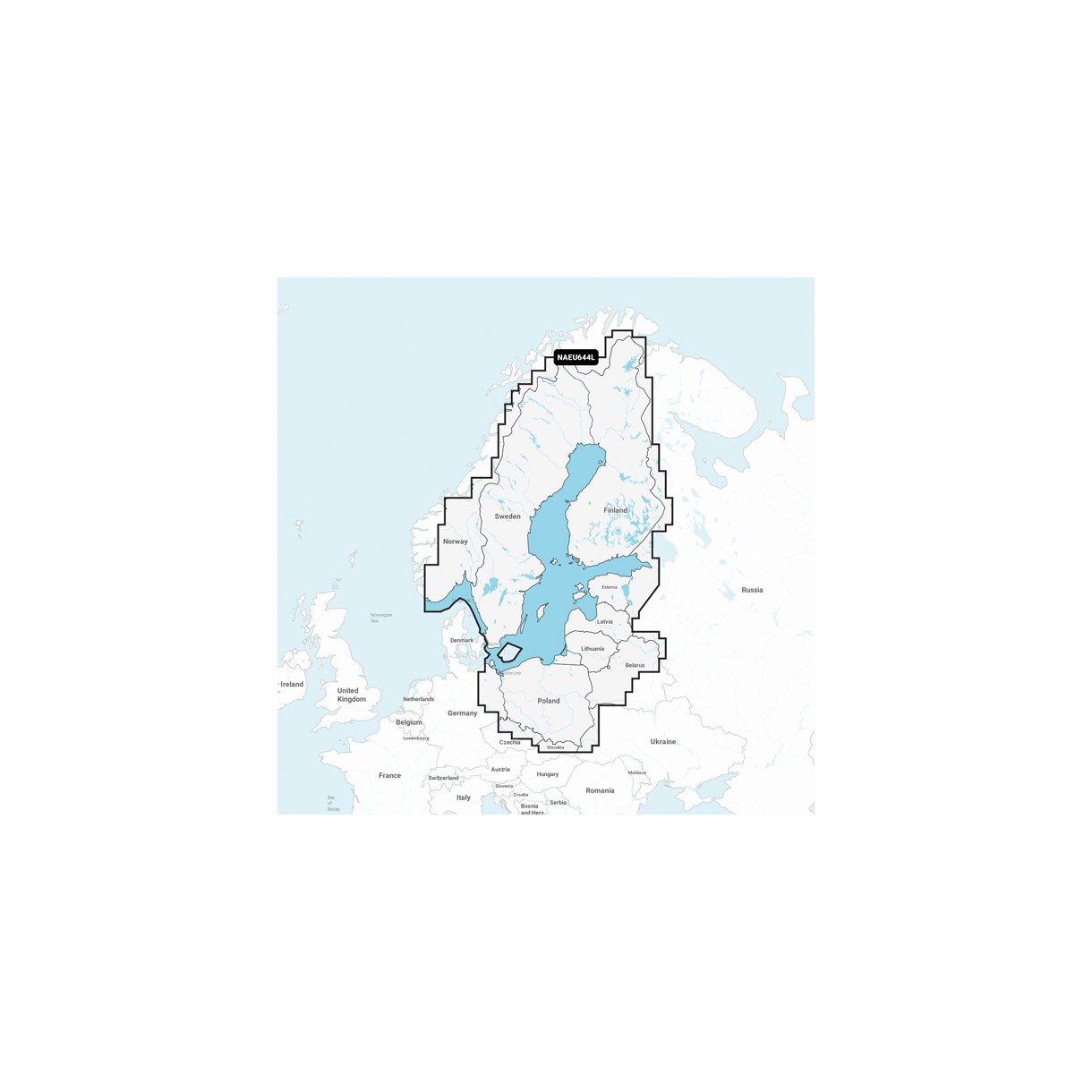 Søkort SD Sverige EU644L