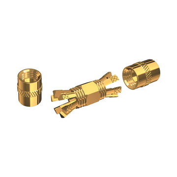 VHF stik guld splejse kabel u/lodning