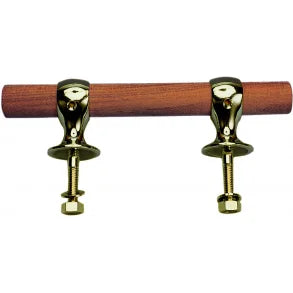 Fortøjningsklampe L.250mm teak/messing