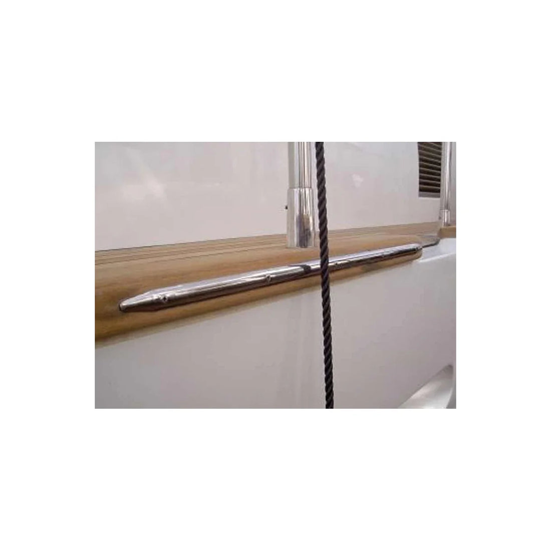 Beskyttelses-skinne rustfri 203x19mm