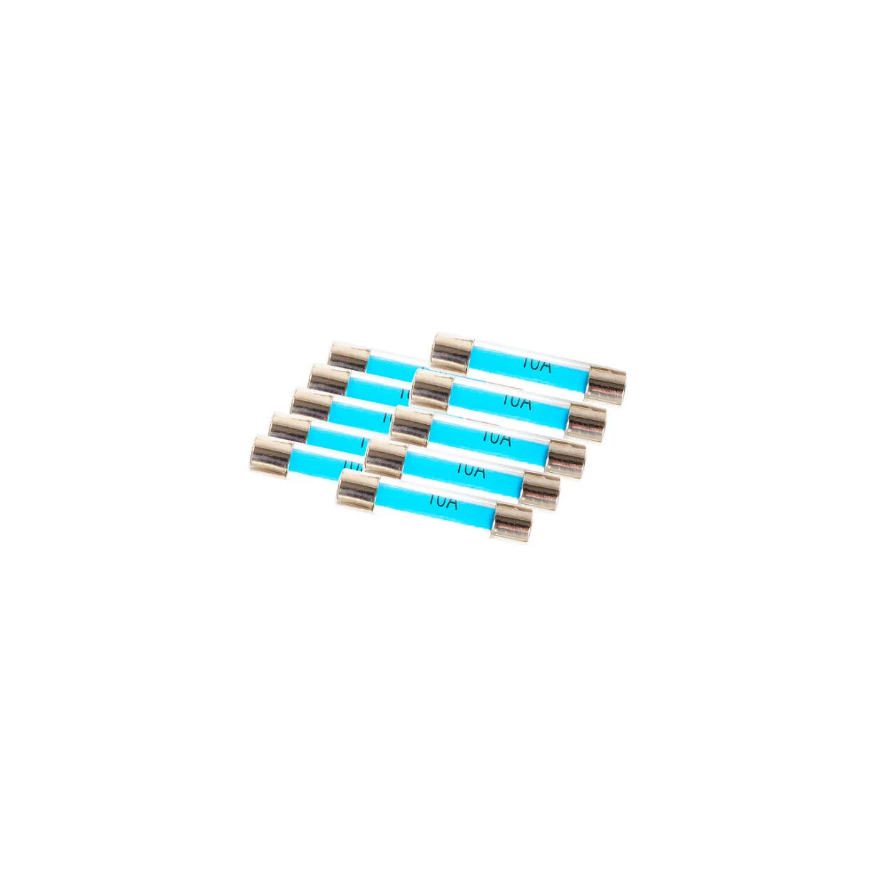 Sikring glas L 32mm 1.0A 10 stk.