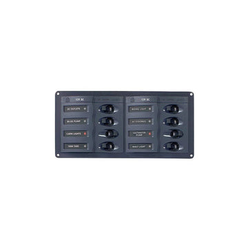 BEP Lux strømpanel 8 kont. 12V