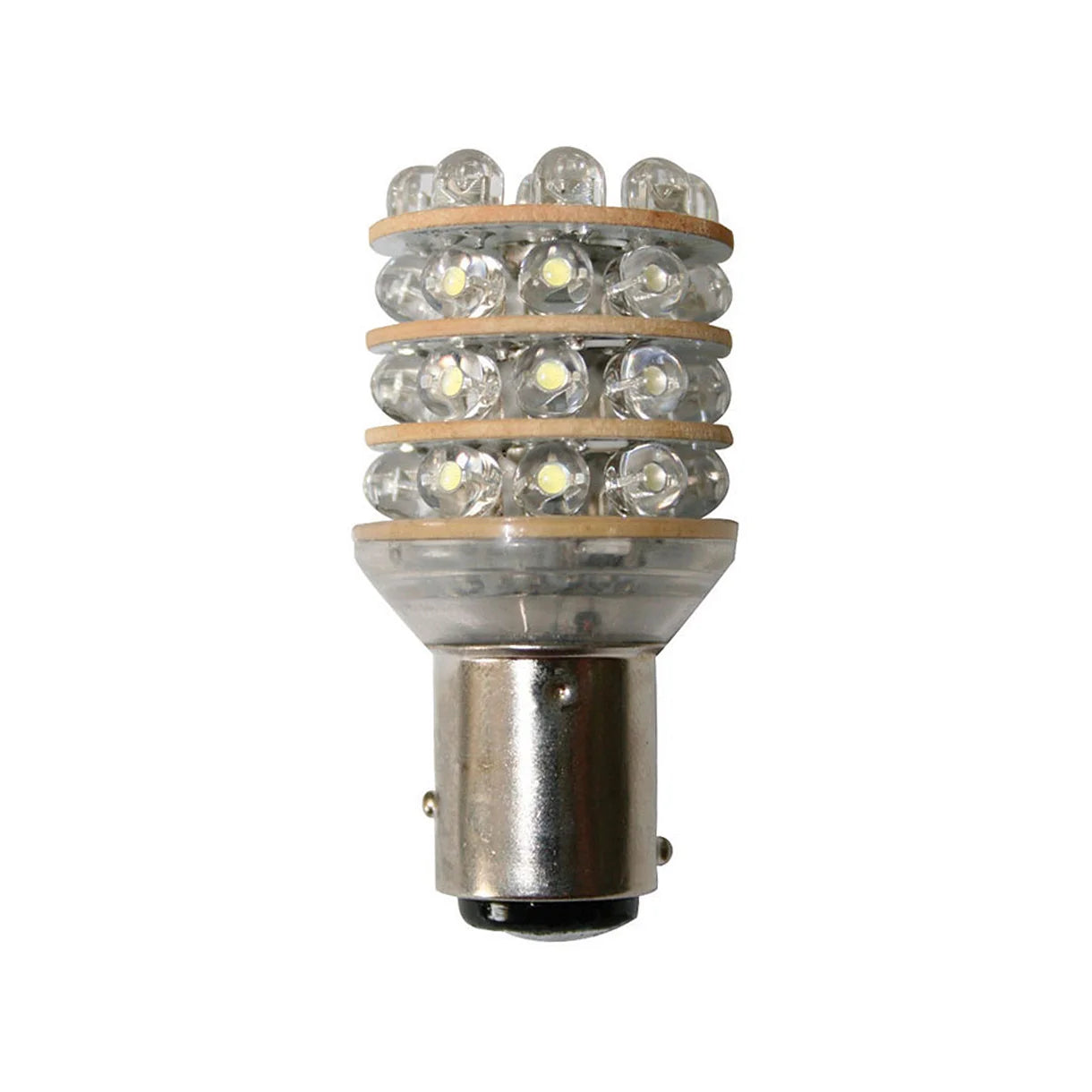 LED - lampe BAY15d 12v hvid