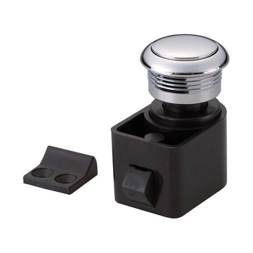 Trykknobs møbellås 19-25mm forcr.messing