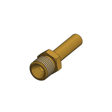 Gas Ø. 8mm rørstuds LH 1/4" gevind