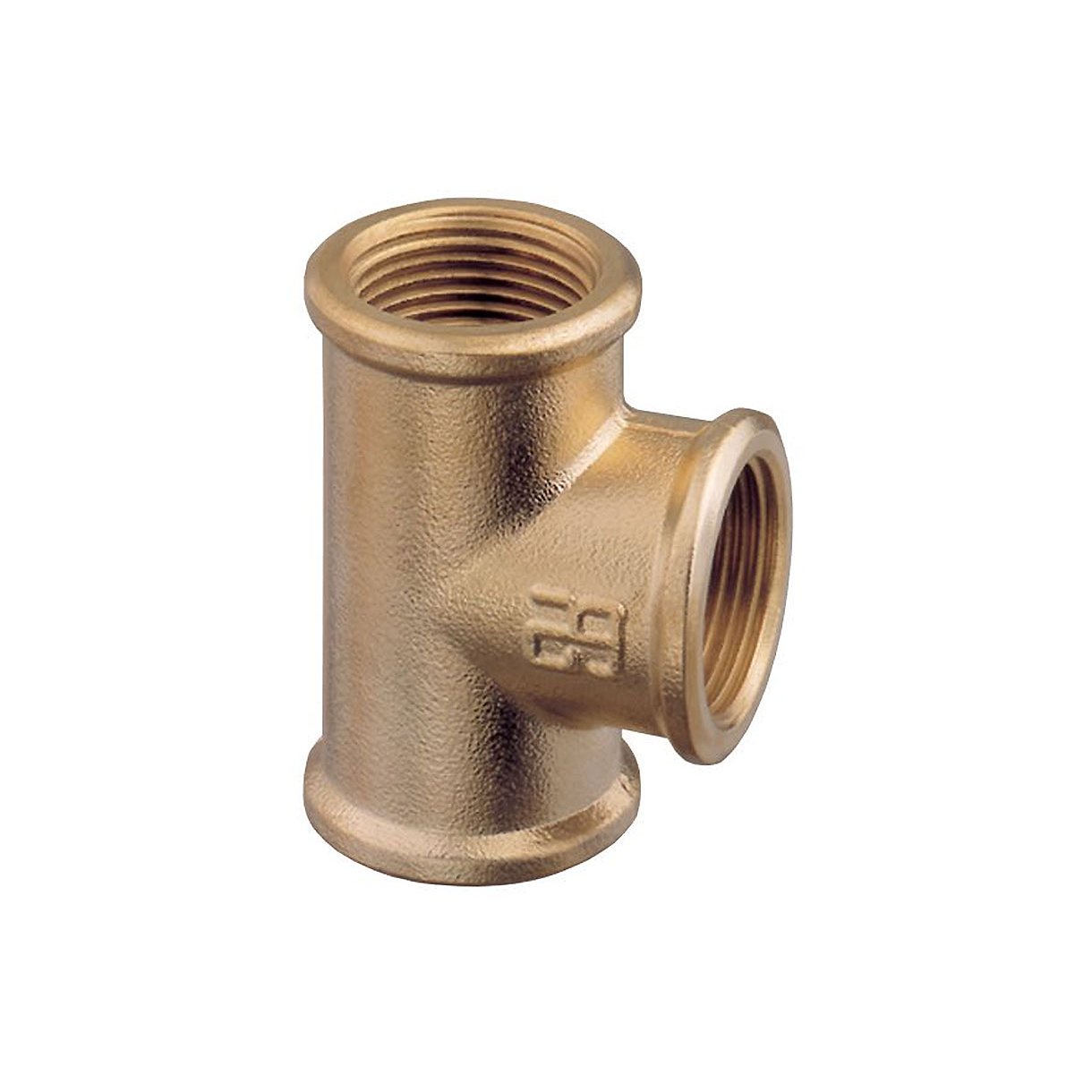 T-stykke messing 1/8''