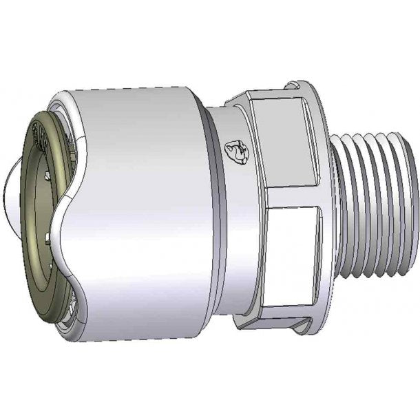 Whale adapter han 1/2'' BSP 15mm udg