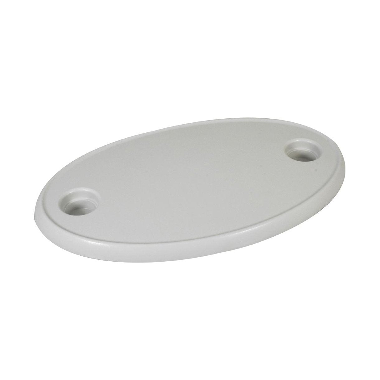 Bordplade ABS hvid oval 77x51 cm