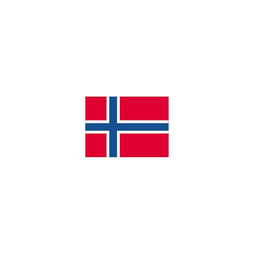 Gæsteflag Norge trykt 30x45cm