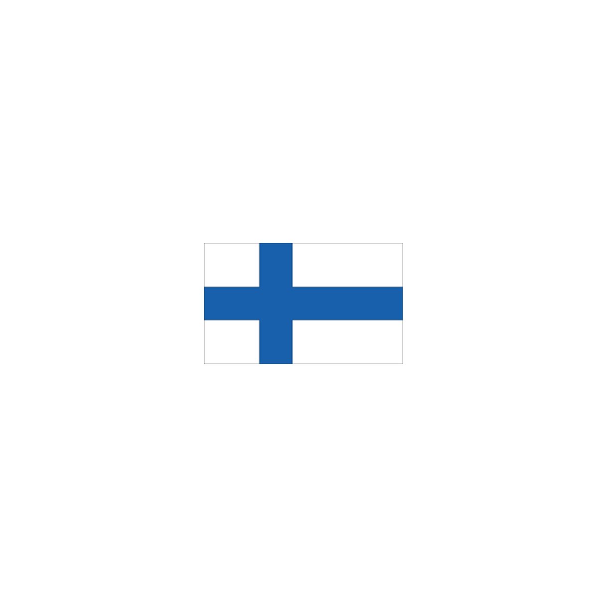 Gæsteflag Finland trykt 30x45cm