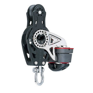 Harken Carbo Ratchet Blok 75 mm enkelt, violin, Ca