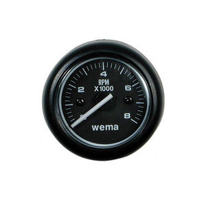 Wema Omd. tæller bz. 8000 o.m.(Ø 52 mm)