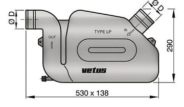 Waterlock LP90, 90mm