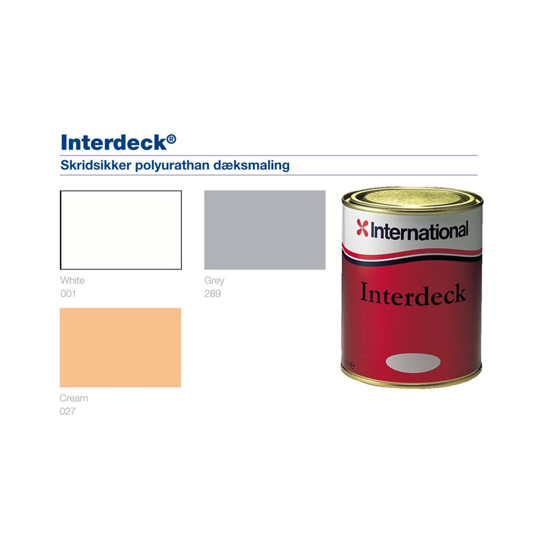 Interdeck Hvid 750ml.