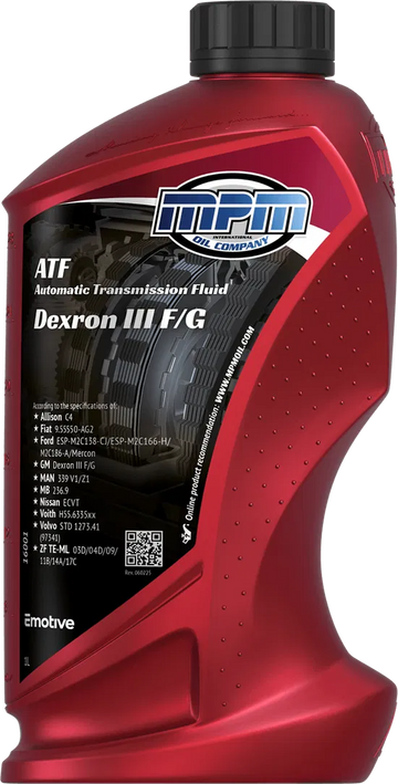 ATF Automatic Transmission Fluid Dexron III F/G